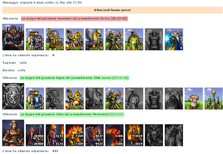 imperator(NEVE NERA) vs Kajrat(ResidentEvil)